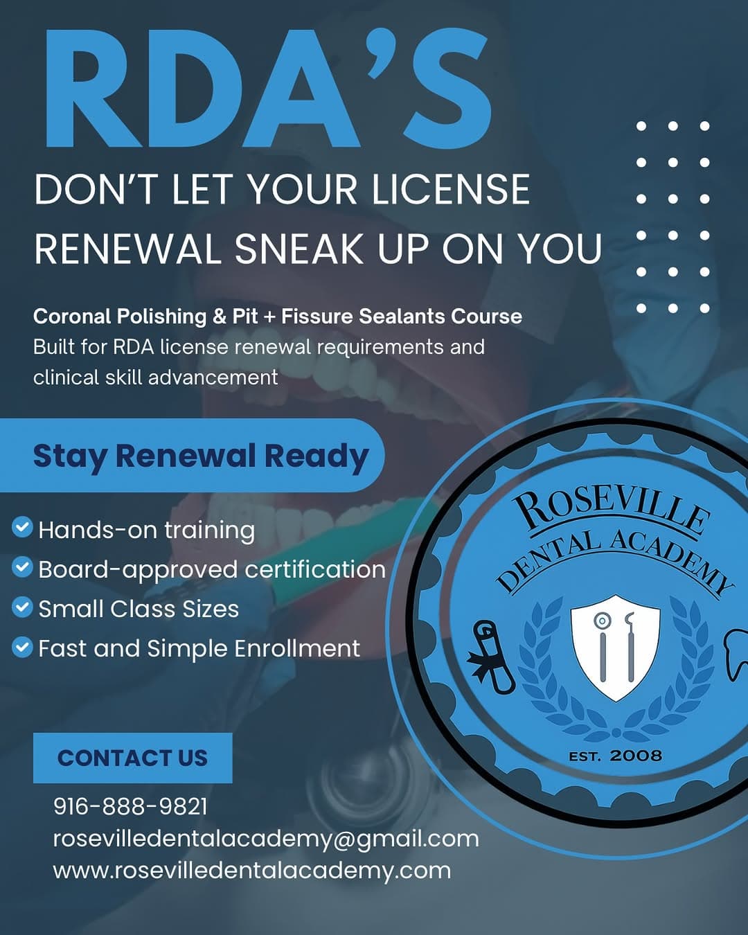 Roseville Dental Academy Instagram photo 2