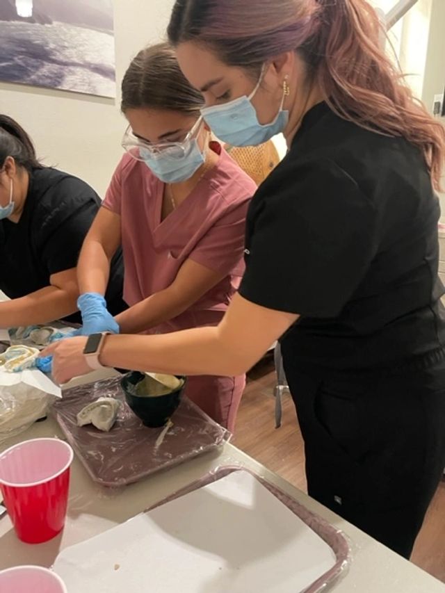Academy student training moment